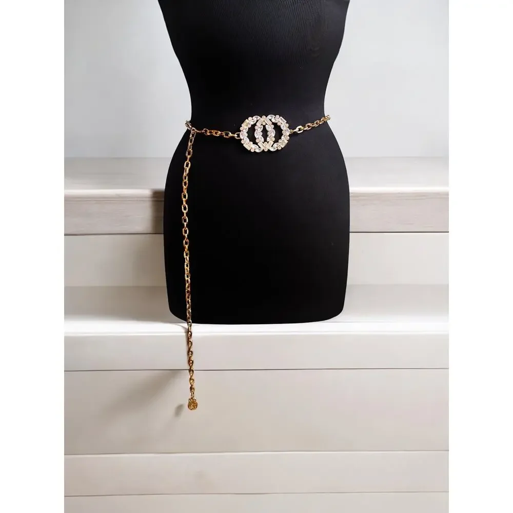 Gold Elegant Adjustable Chain Belt